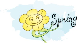 Smiling Flower and Spring