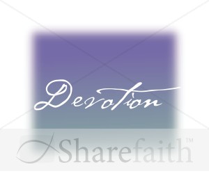 Devotion with Purple Background