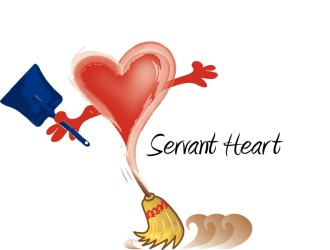 Servant Heart with Broom