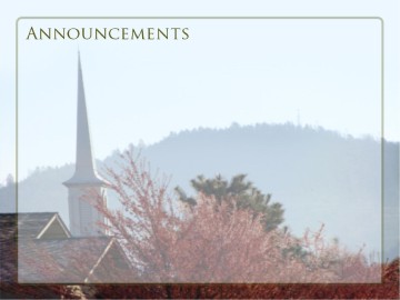 Gathered and Church Steeple