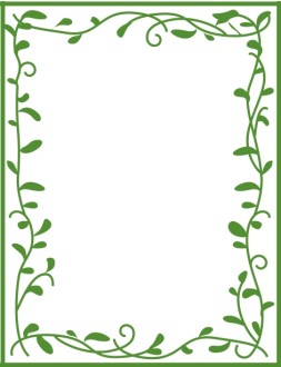 Green Leafy Border