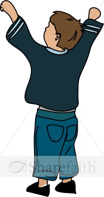 Boy in Praise and Worship