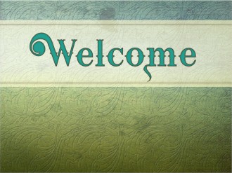 Welcome in Green Textures