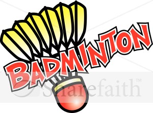 Badminton with Yellow Birdie