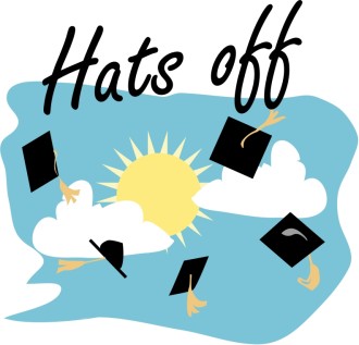 Graduation Caps Off