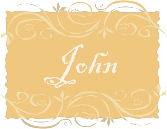 John in a Frame
