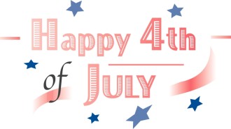 Happy Fourth Word Art