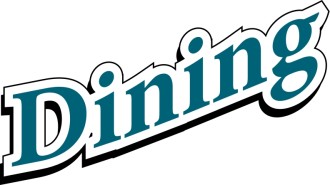 Dining in Blue