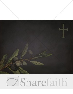 Branch and a Cross Photo Background