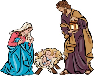 Holy Family Nativity in Color