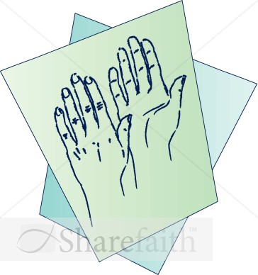 Hands raised in Boxes
