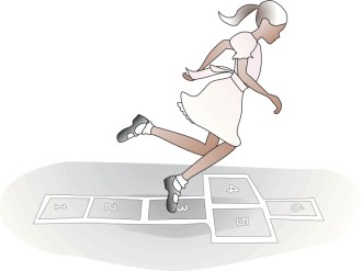Hopscotch Girl
