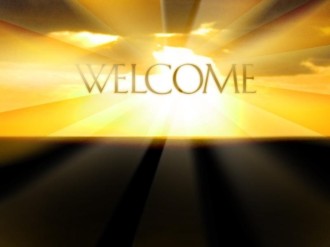 Welcome with Bursts of Light