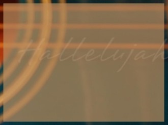 Guitar Strings and Hallelujah Photo Background
