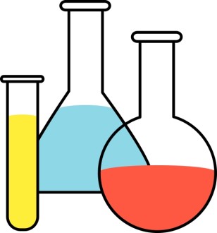 Flasks and Test Tubes Clipart