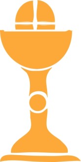 Communion Wafer and Chalice Clipart