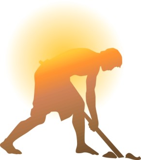 Field Worker in the Sun