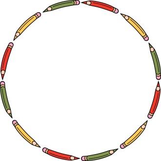 Round Pencil Border