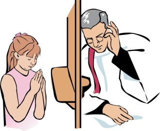Girl in Confessional