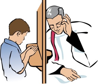 Boy in Confessional