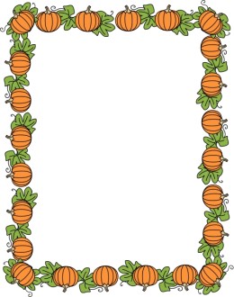 Pumpkin Border