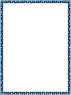 Fleur de Lis and Swirls Border