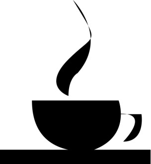 Black Mug with Steam