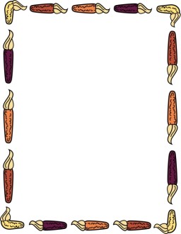 Indian Corn Border