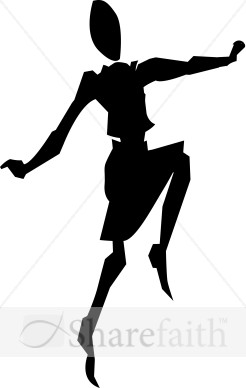 Joyous Praiser Silhouette