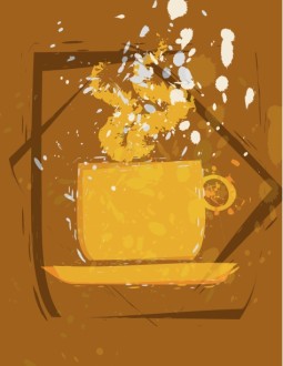 Abstract Coffee Clipart