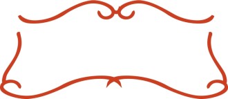 Simple Red Scroll Frame