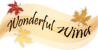 Fall Wind and Leaves Clipart