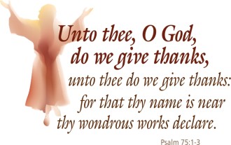 Thanskgiving Psalm