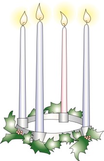 Advent Candles Clipart