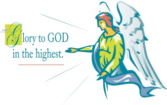 Angel Giving Glory to God