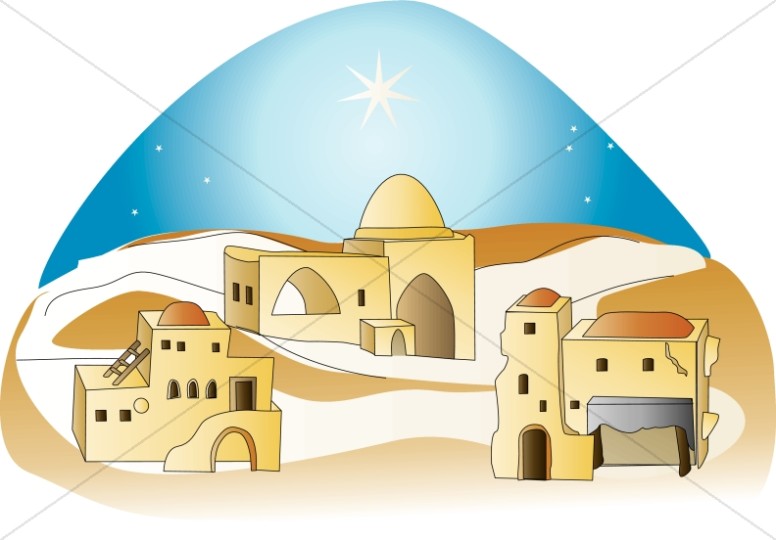 Bethlehem Clipart Nativity Clipart