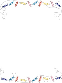 Wrapped Candy Border