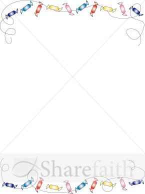 Wrapped Candy Border
