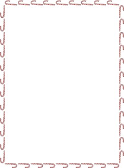 Candy Cane Border