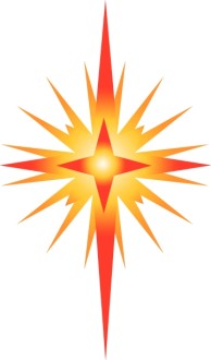 Bright Star of Bethlehem Clipart