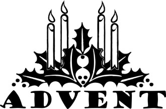 Advent Word Art Christmas and Clipart