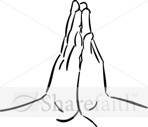 Hands Together in Prayer