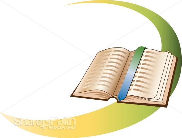 Childs Bible Clipart | Sunday School Clipart