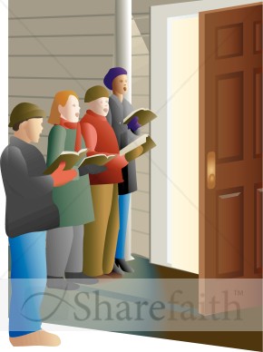 Christmas Carolers Clipart