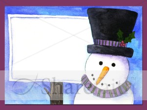 Snowman Sign