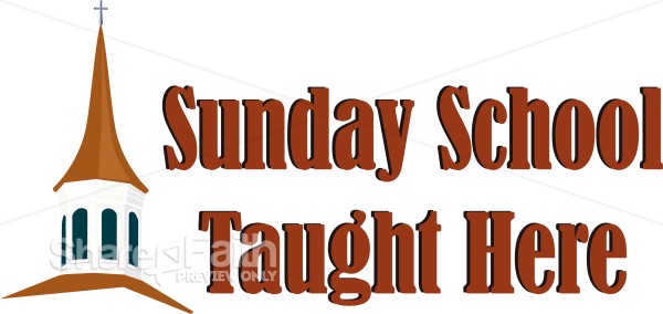 Sunday School Taught Here