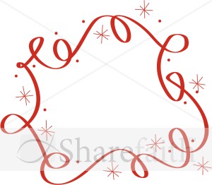 Swirls and Stars Border