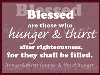 Blessed Those Who Hunger