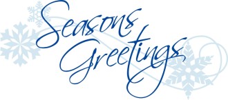 Elegant Script Seasons Greetings