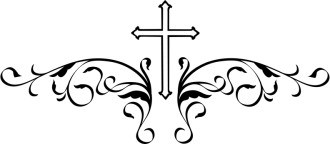 Decorative Black Cross